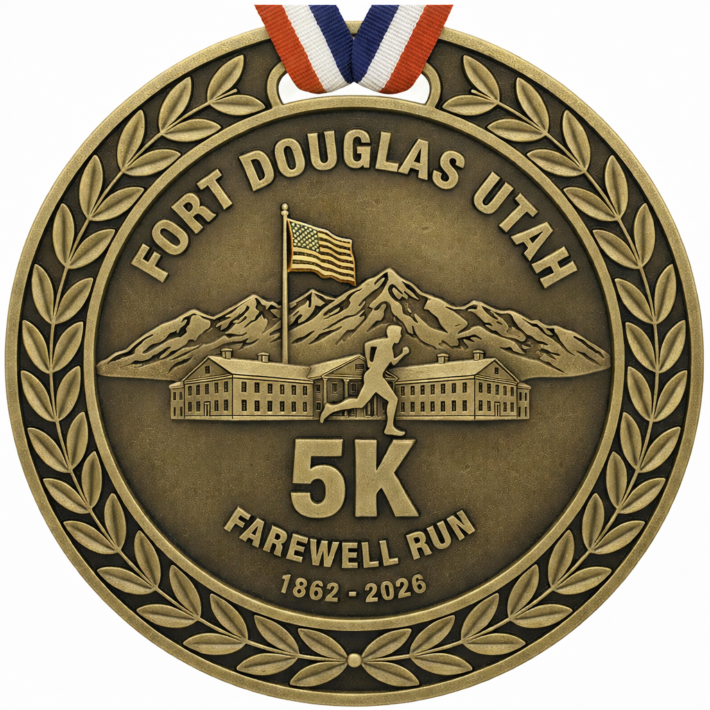 Fort Douglas 5K Farewell Run Medal