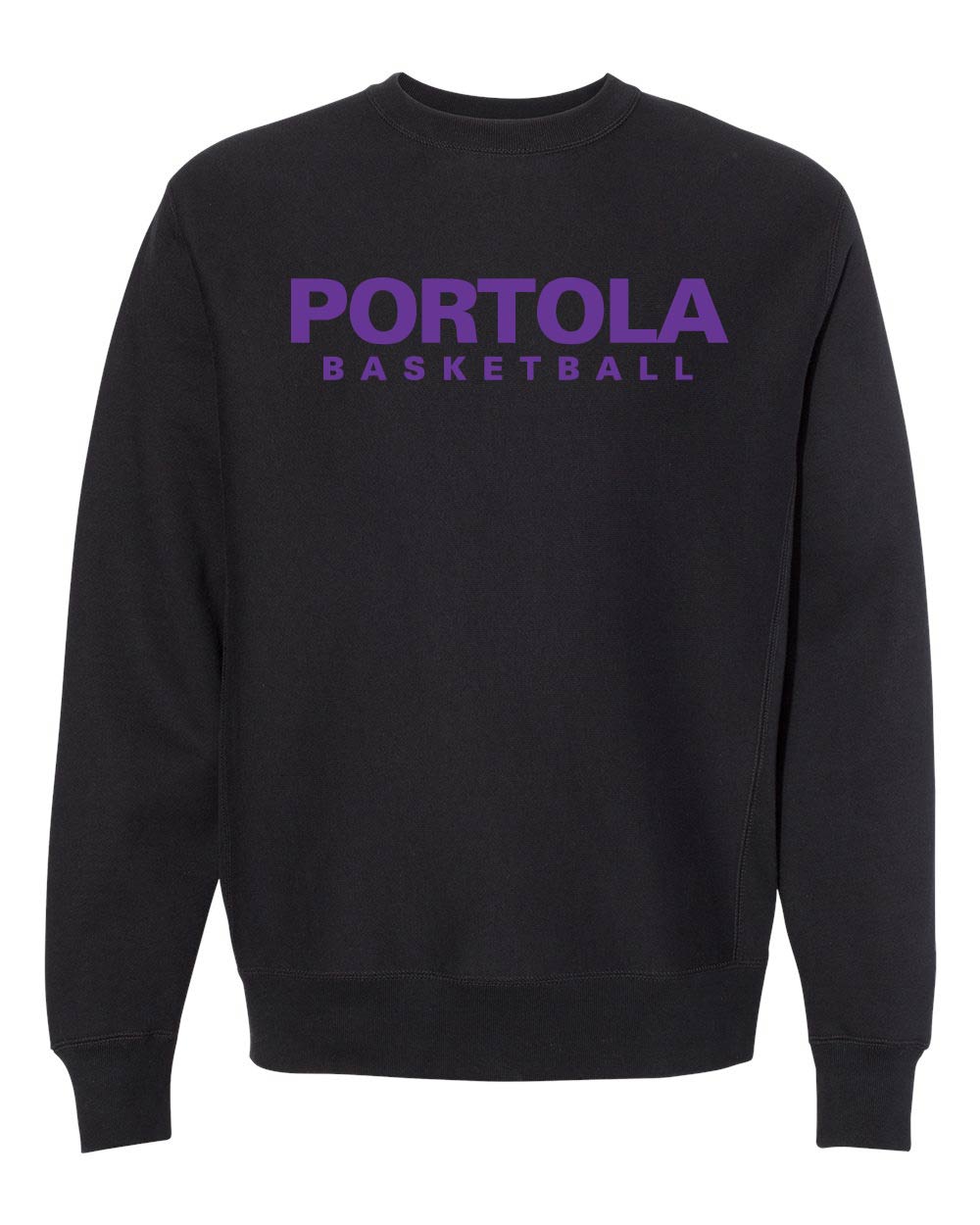 Portola Basketball Independent Trading Co Premium Heavyweight Cross-Grain Crewneck Sweatshirt