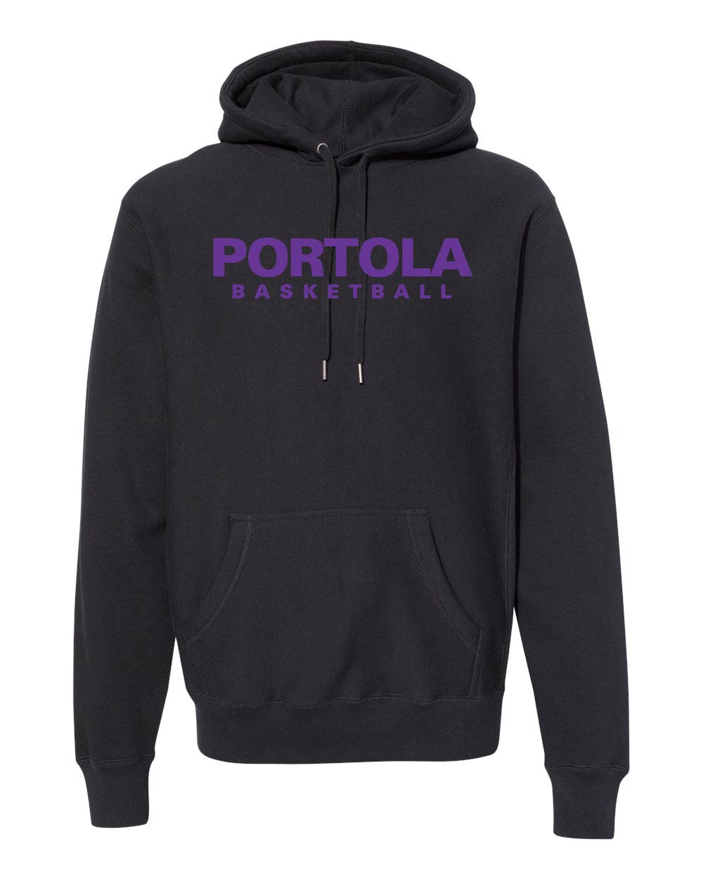 Portola Basketball Independent Trading Co. Premium Heavyweight Cross-Grain Hooded Sweatshirt