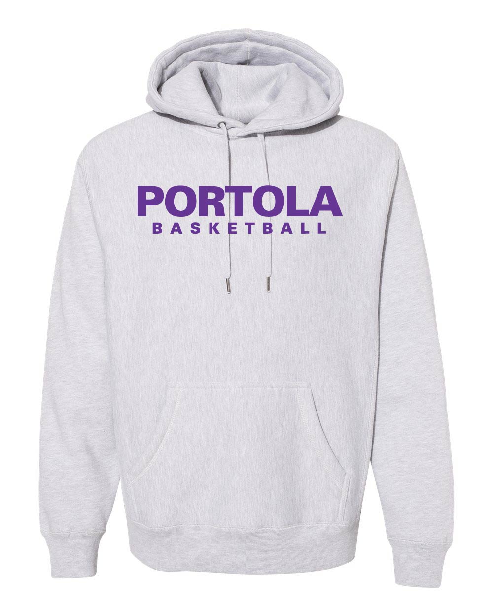 Portola Basketball Independent Trading Co. Premium Heavyweight Cross-Grain Hooded Sweatshirt