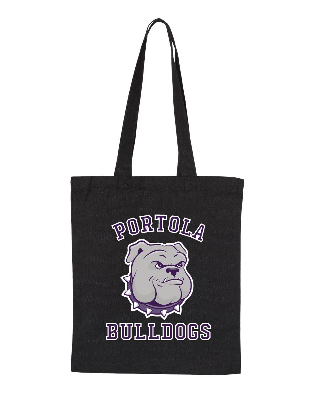 Portola Bulldogs OAD Large Canvas Tote