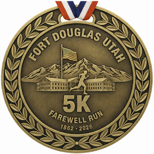 Fort Douglas 5K Farewell Run Medal