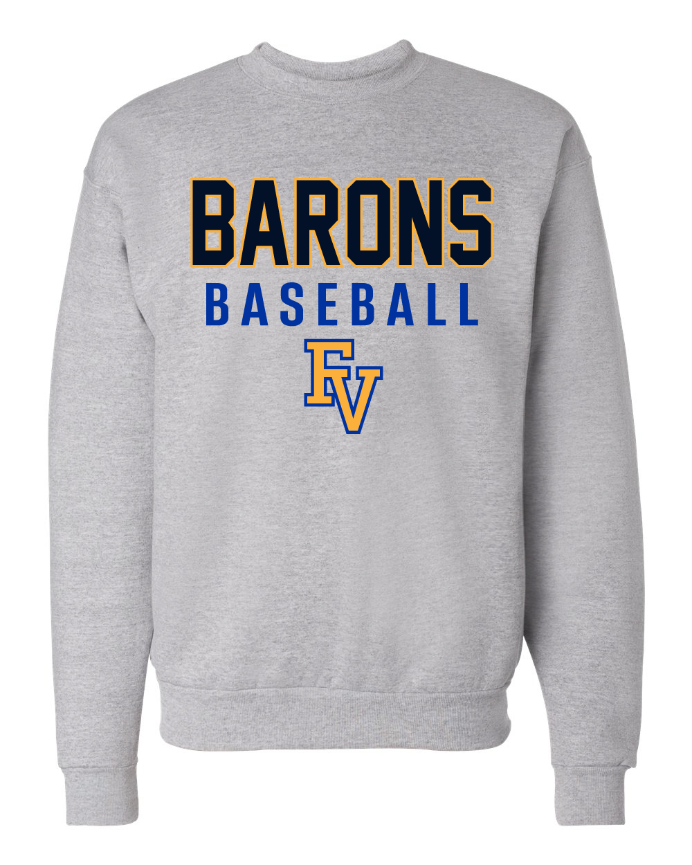 Barons Baseball FV Crewneck