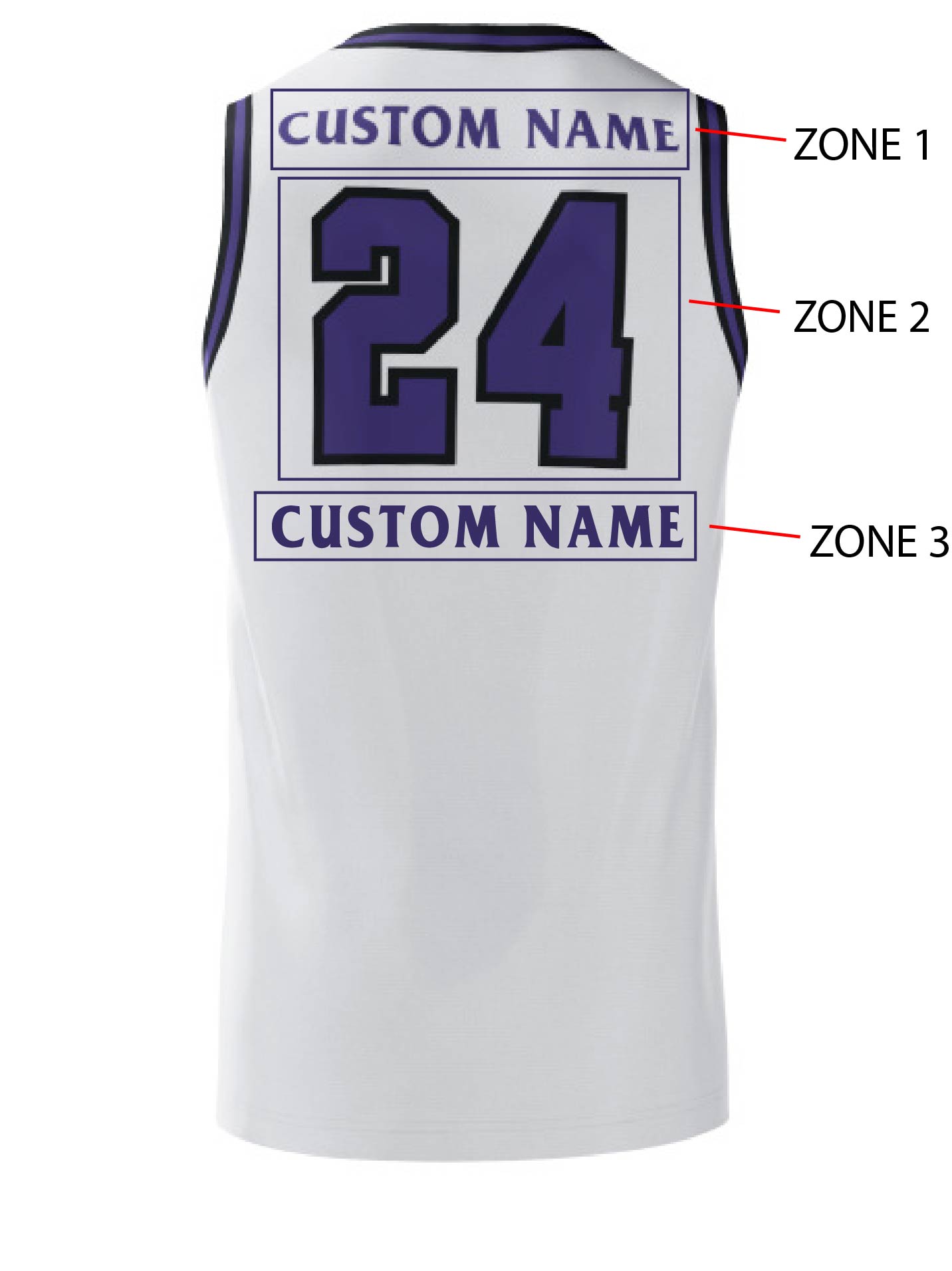 Customizable Portola Boys Basketball Jersey