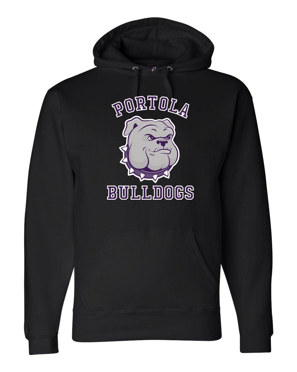 Portola Bulldogs J. America Premium Hooded Sweatshirt