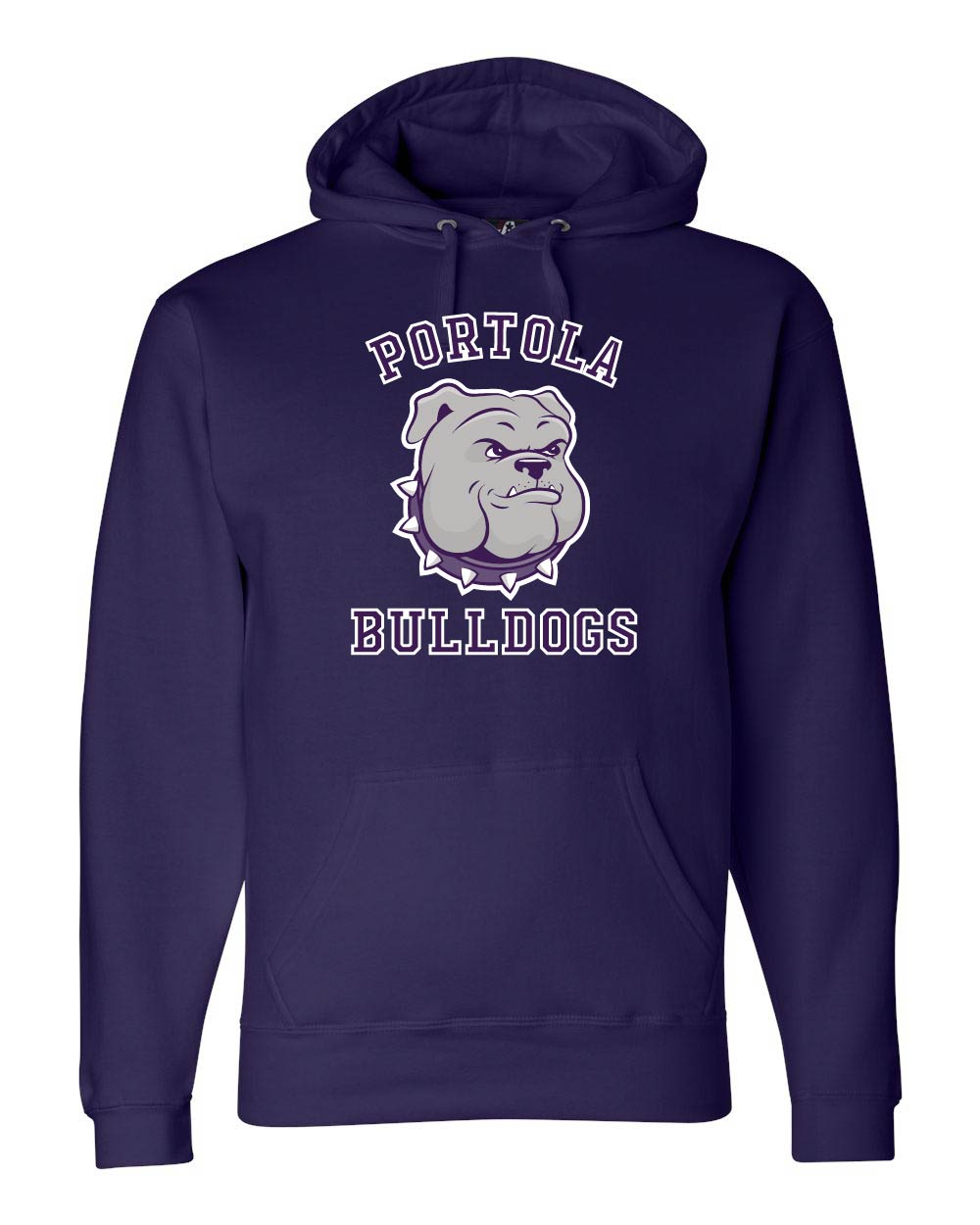 Portola Bulldogs J. America Premium Hooded Sweatshirt