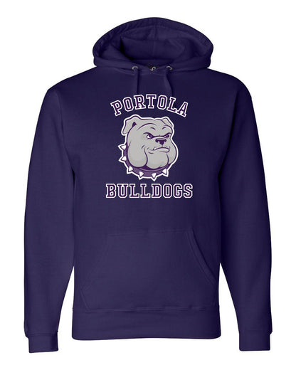 Portola Bulldogs J. America Premium Hooded Sweatshirt