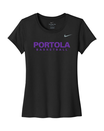 Portola Basketball Nike Women's Team Legend Short Sleeve Tee