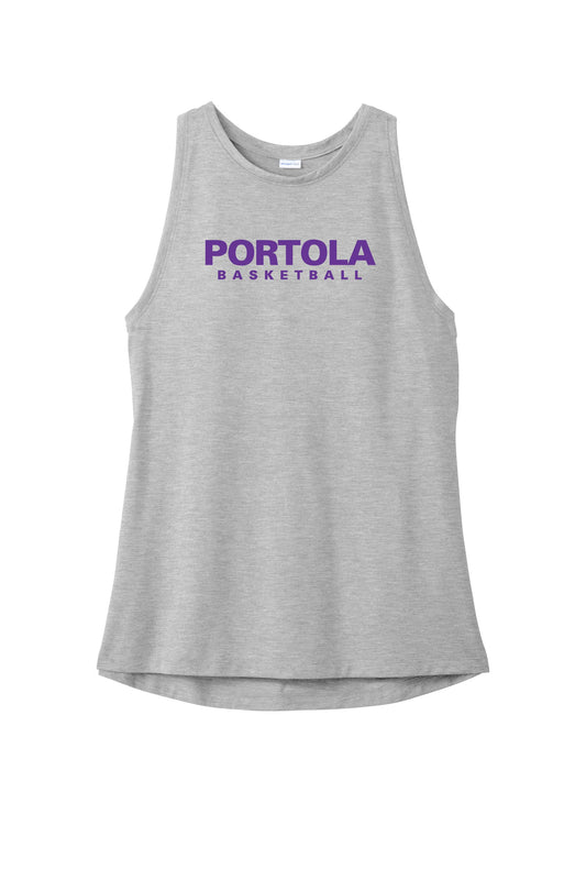 Portola Basketball Sport-Tek® Women's PosiCharge® Tri-Blend Wicking Tank